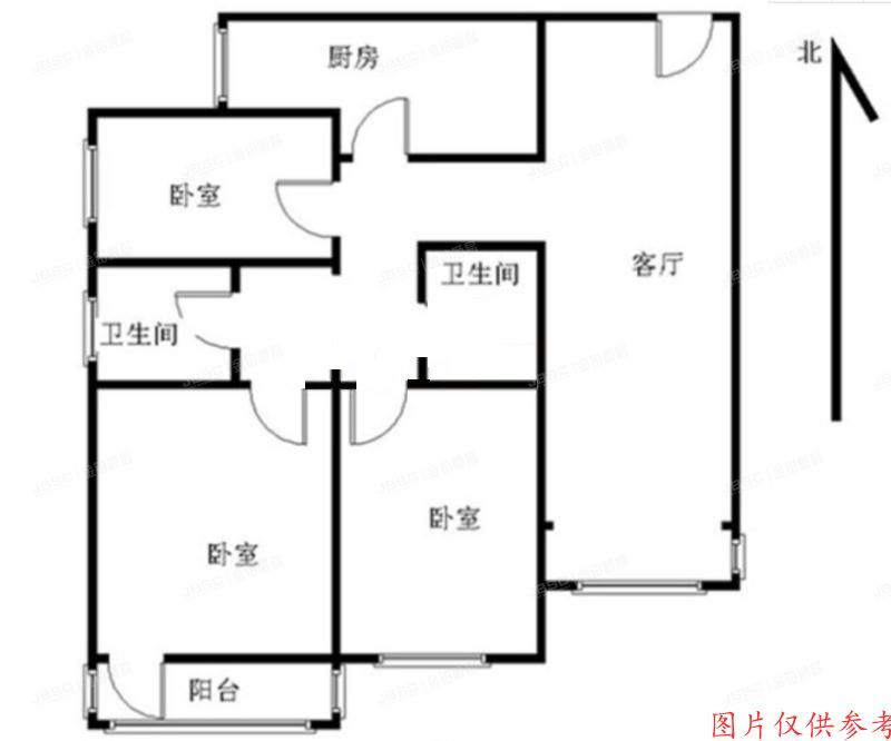 房山区—良乡镇 黄辛庄东里6号楼1单元602号
