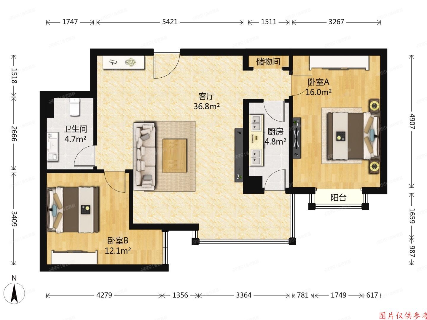 东城区 广渠门南小街3号楼6层2单元708室（领行国际）公寓