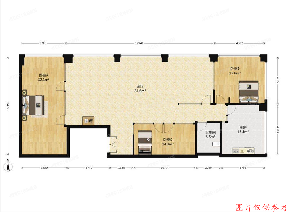 朝阳区 SOHO现代城10号楼（D座）1211