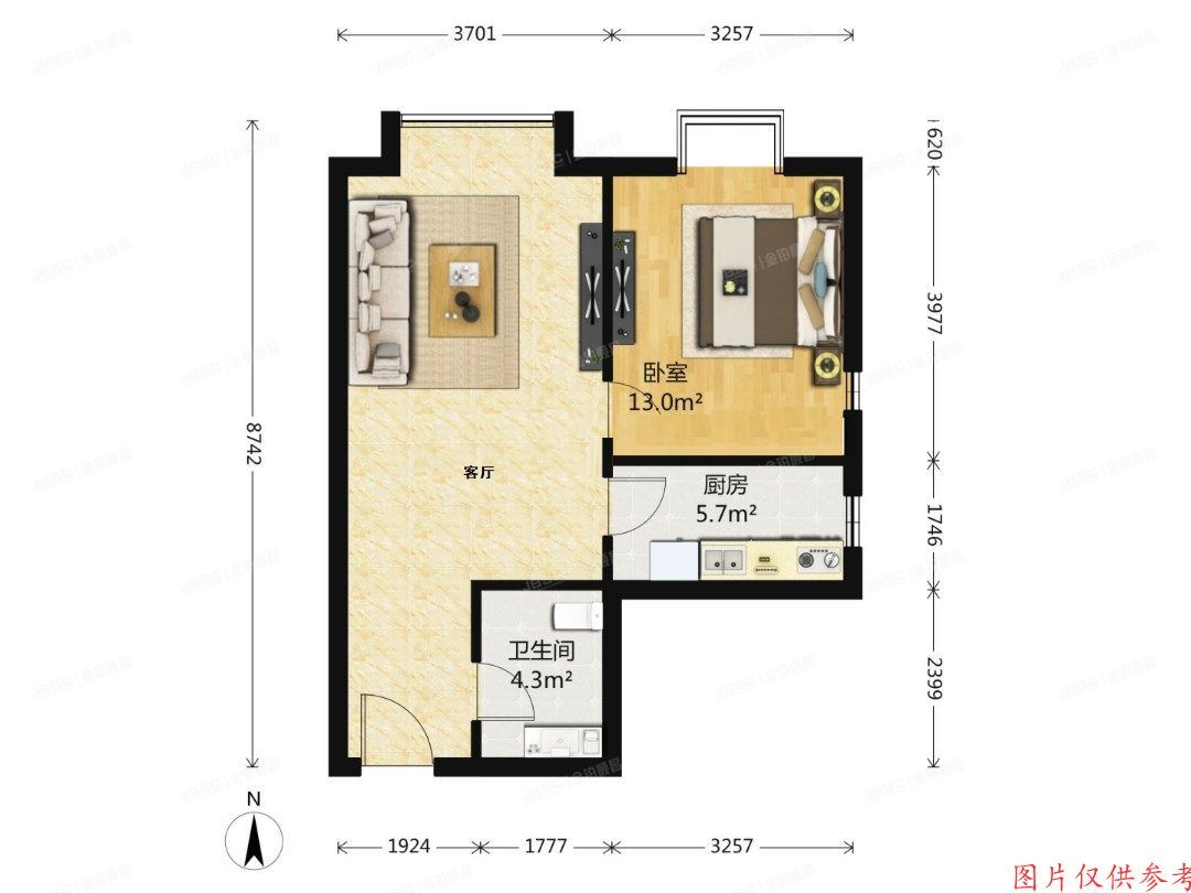 朝阳区 百子湾南二路78号院6号楼1单元307（A派公寓）