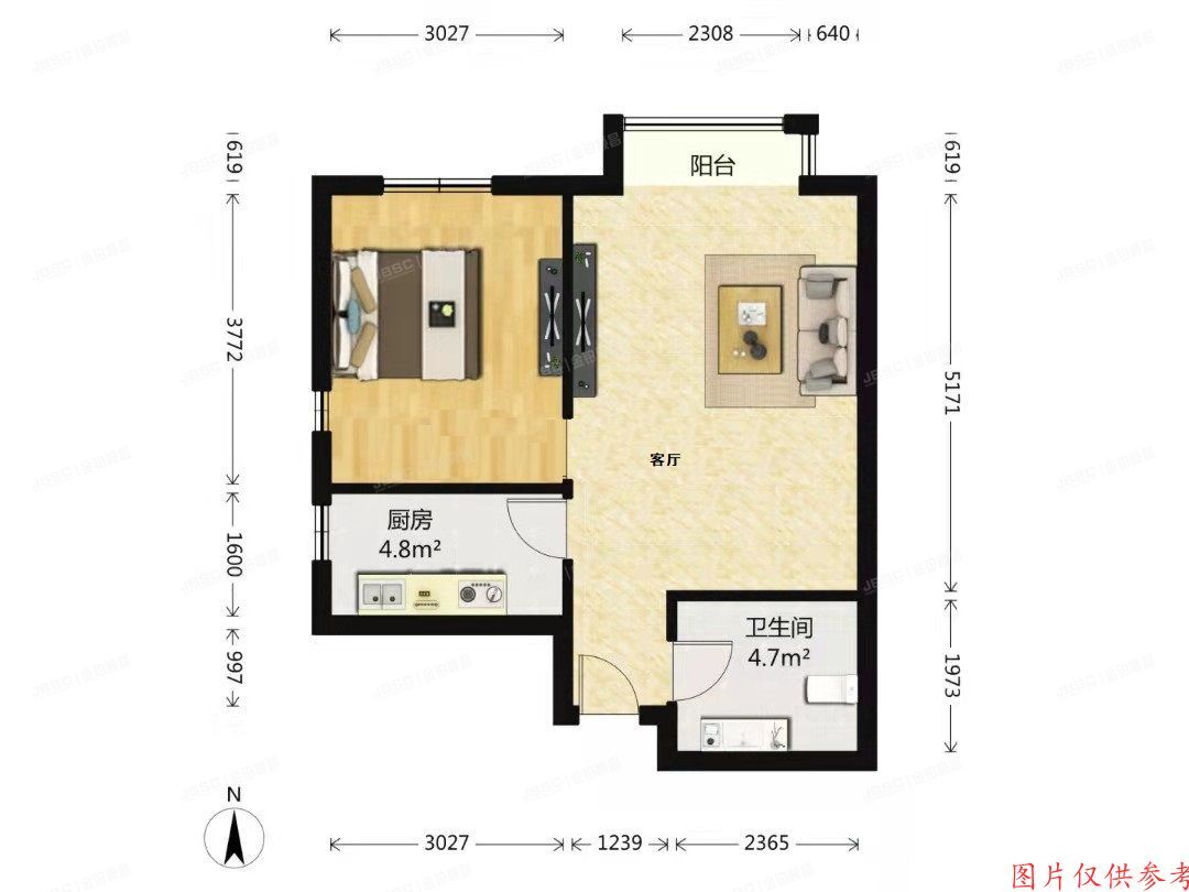 朝阳区 百子湾南二路78号院6号楼1单元508（A派公寓）