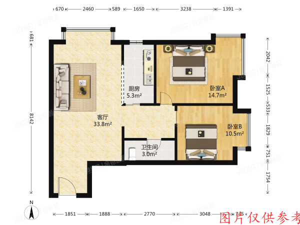 朝阳区 百子湾南二路78号院6号楼1单元309（A派公寓）