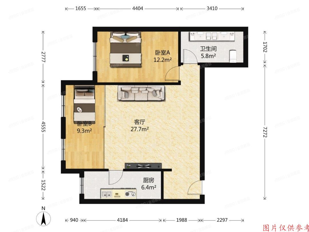 通州区 疃里南区39号楼9层8单元908室（中建雅颂居）