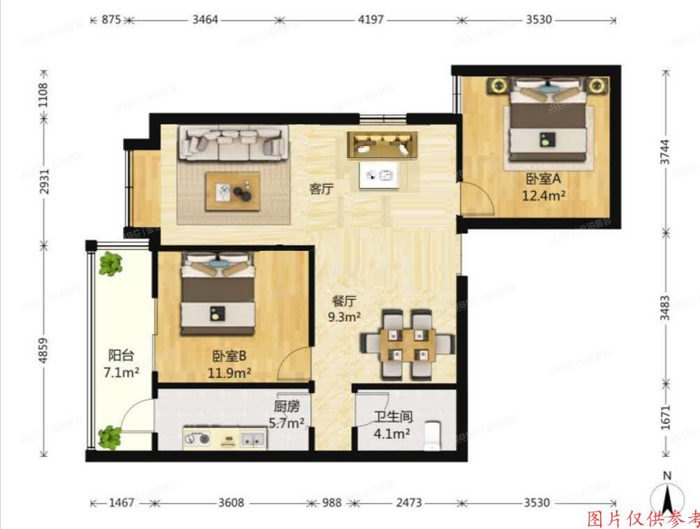 海淀区 魏公村街1号韦伯豪家园4号楼5层508
