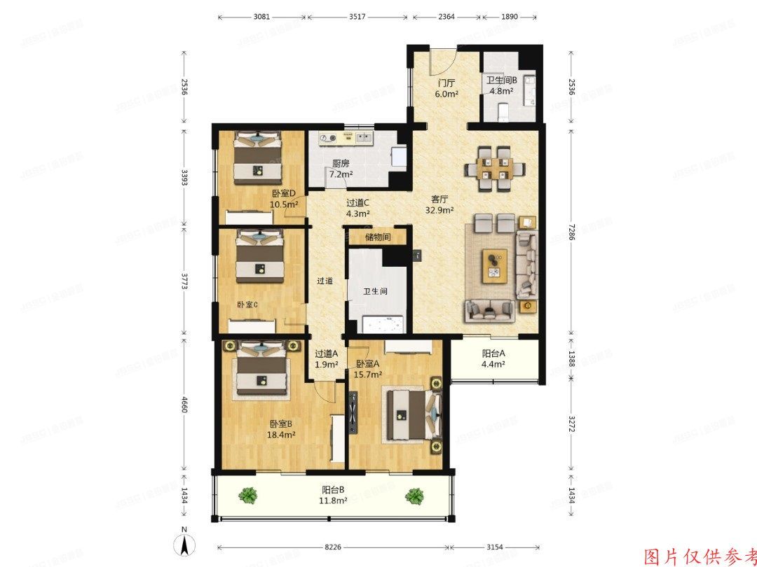 东城区 白桥大街2号3号楼10层1001号（白桥苑）