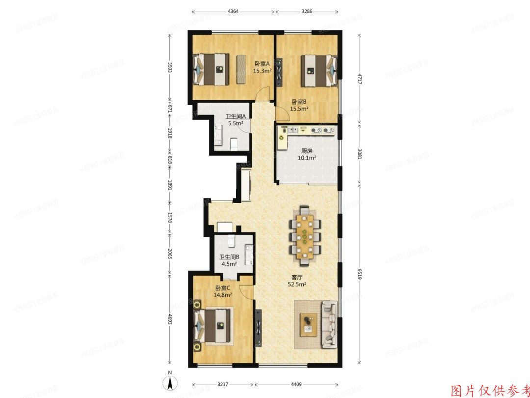 通州区 中山大街61号院2号楼21层2505（北京ONE）