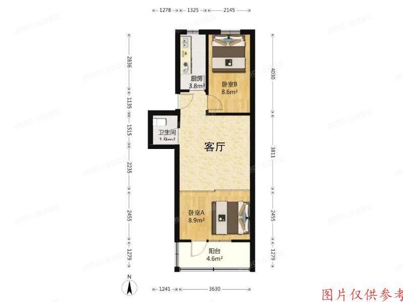 海淀区 阜成路北13号楼4层1门12号（阜北小区）