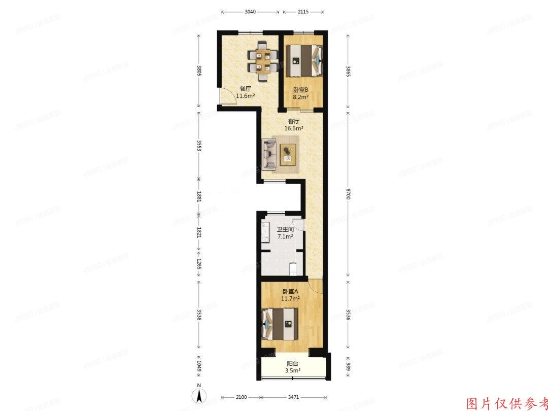 西城区 马连道北里6号楼501