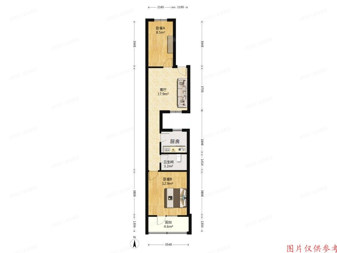 西城区 马连道北里6号楼602