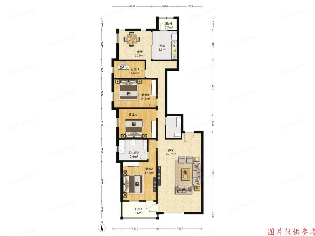 海淀区天秀花园古月园13号楼5层502