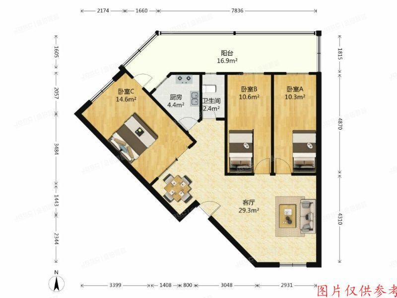 通州区 通惠北路24号楼6单元610室