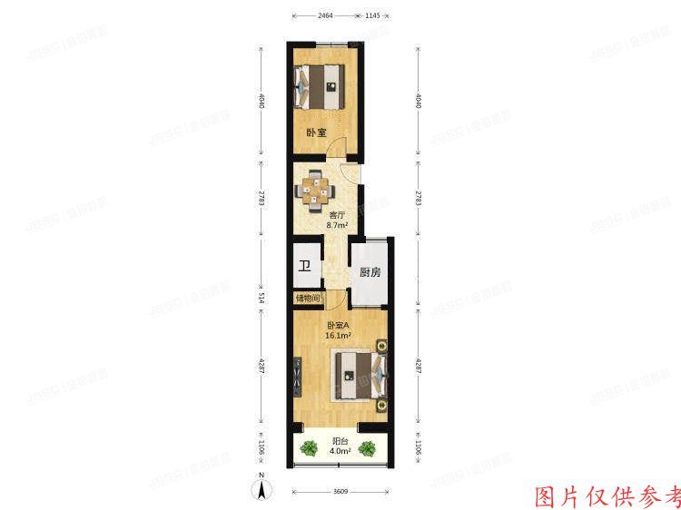 朝阳区 安贞西里二区24号楼5层3单元502