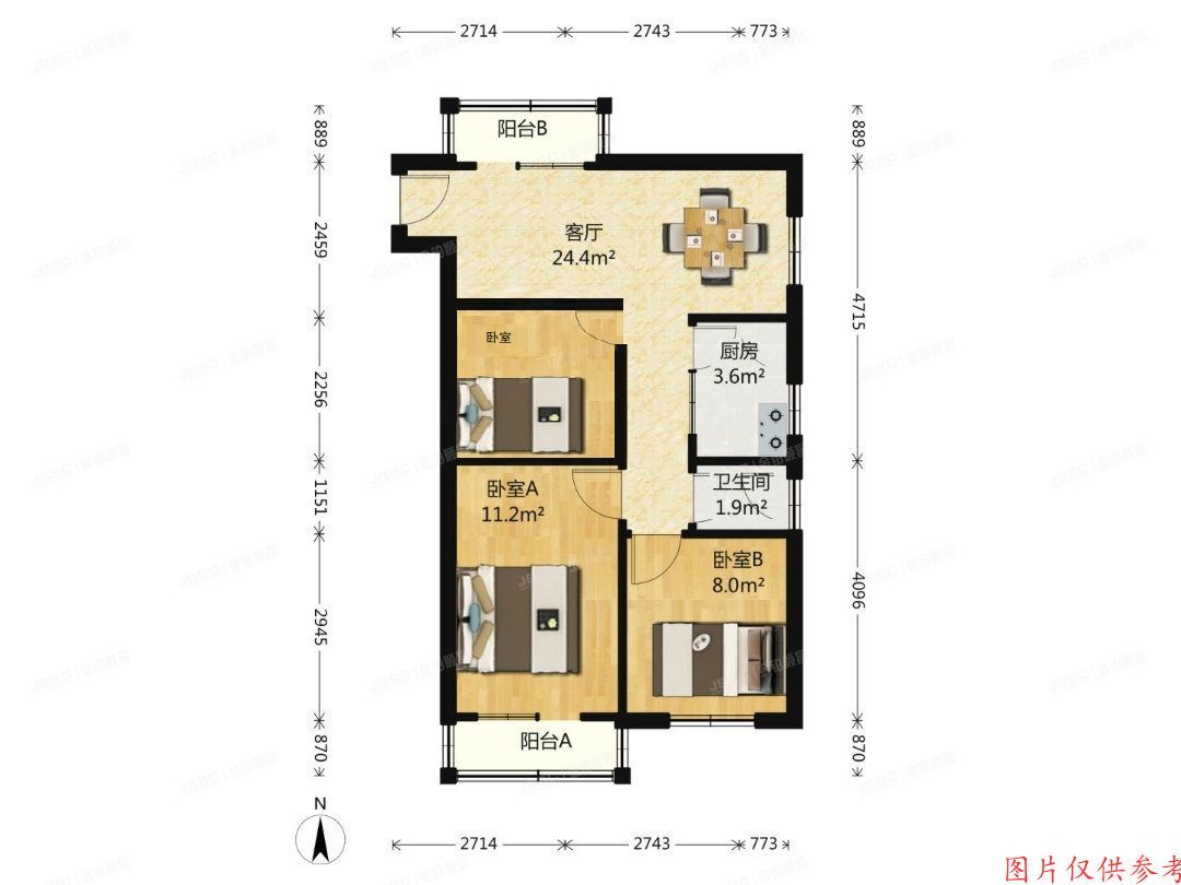 朝阳区 枣营北里20号楼8层803号