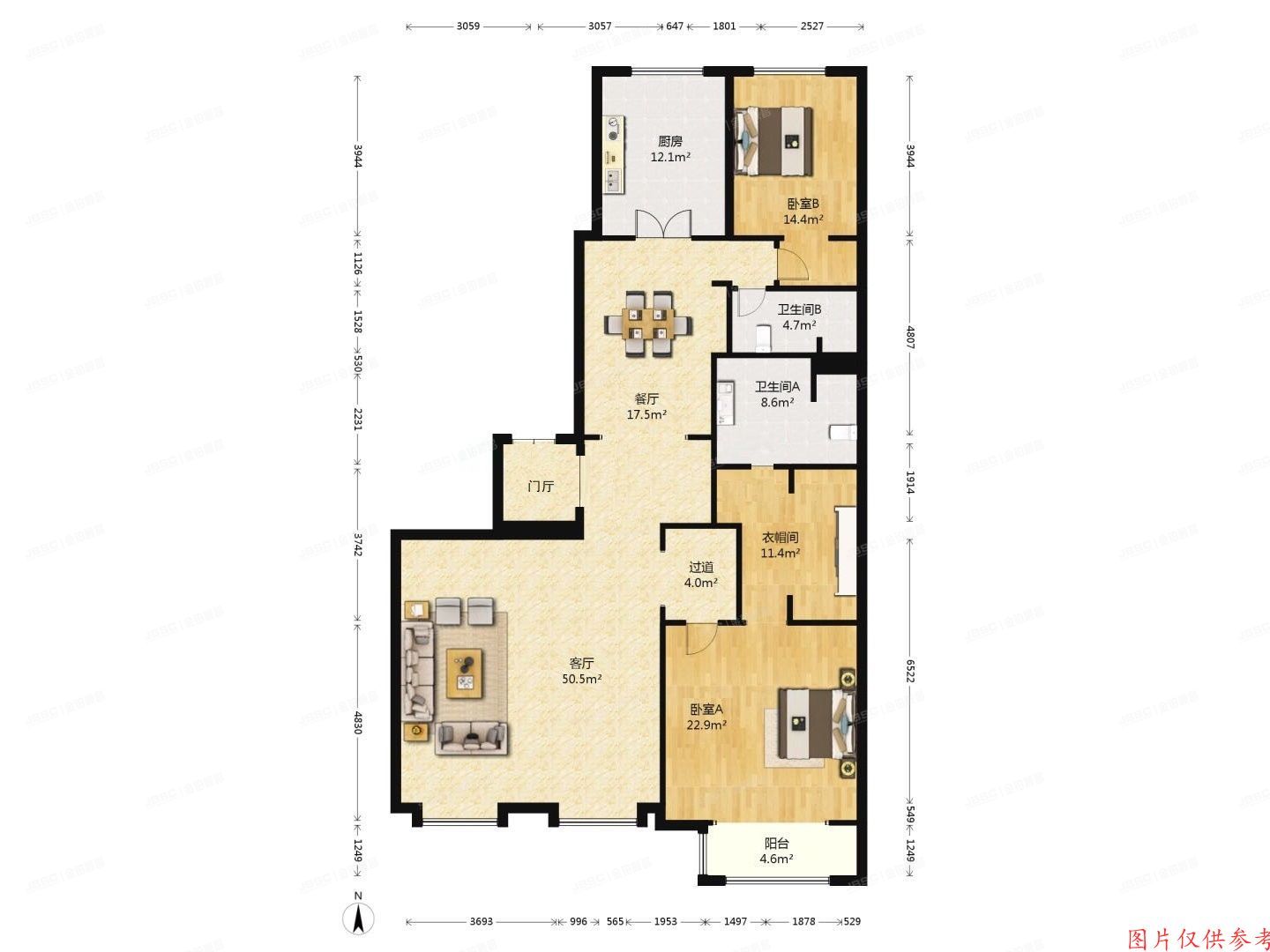 朝阳区 北四环东路73号院3号楼1层5单元101号（波庞宫）