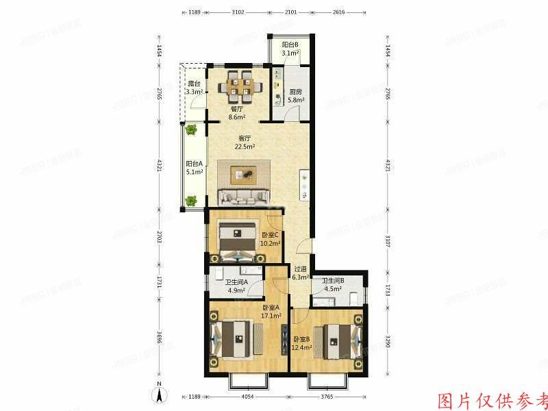 房山区-长阳 嘉州水郡147号11层1102号