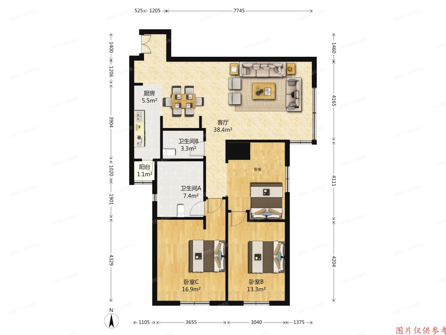 海淀区 万柳锋尚名居6号楼1404（锋尚国际公寓）