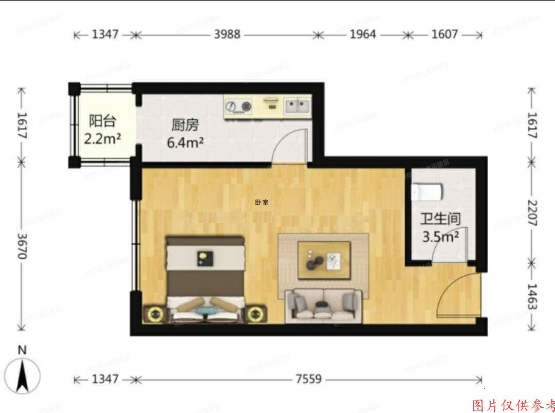 昌平区 天通北苑一区16号楼5层7单元505