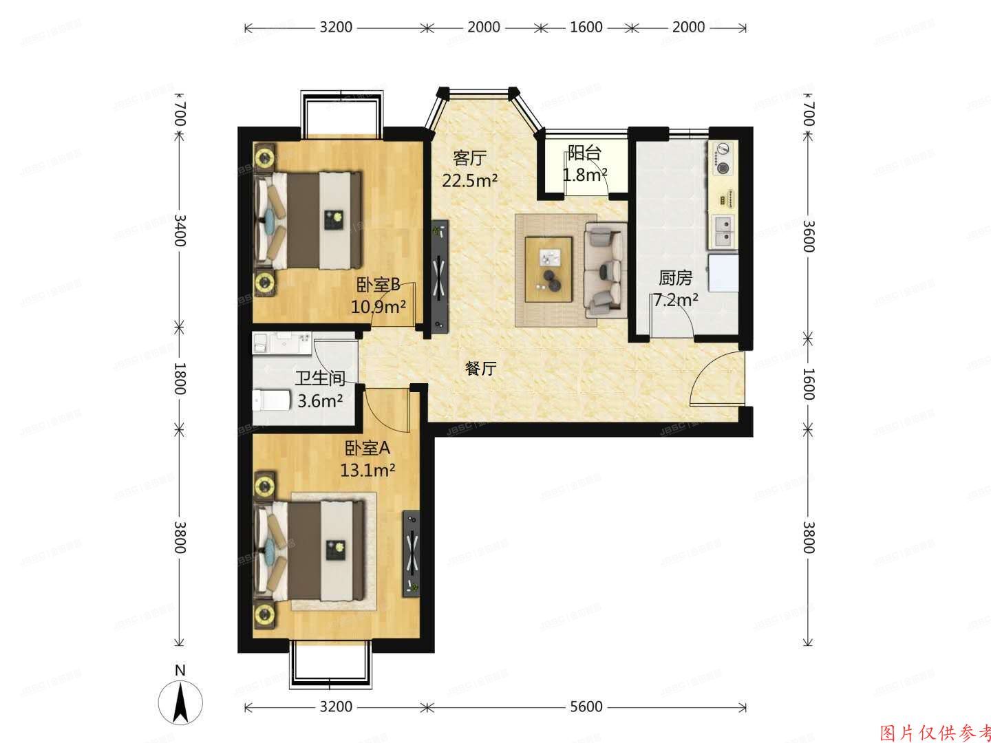 通州区 景盛北一街16号209号楼7层2单元701（珠江逸景）