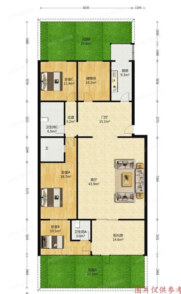 昌平区 天通苑三区12号楼1层3单元102（天通苑本三区）
