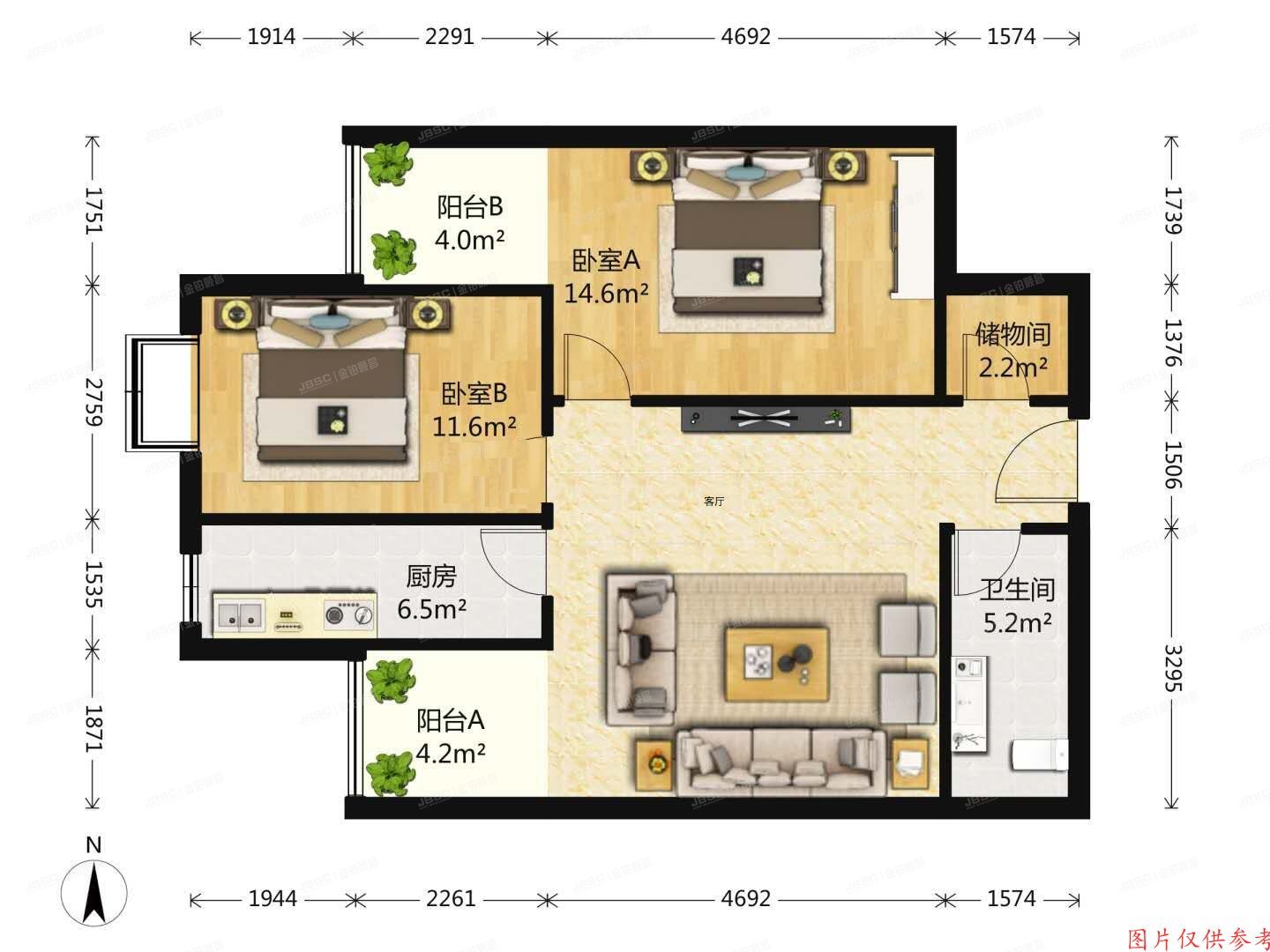东城区 新中街18号院1号楼23层2310号（阳光都市）