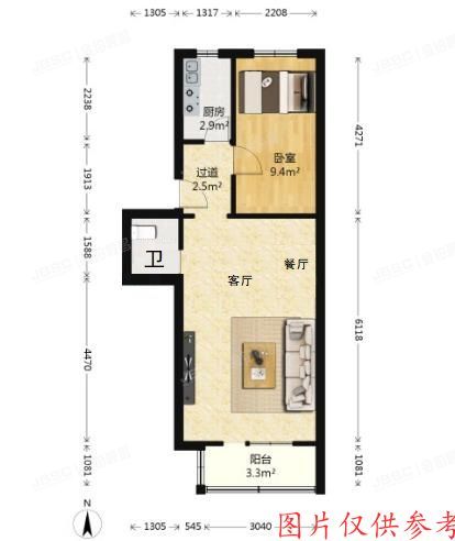 门头沟区 大峪南路27号楼4层1单元12号