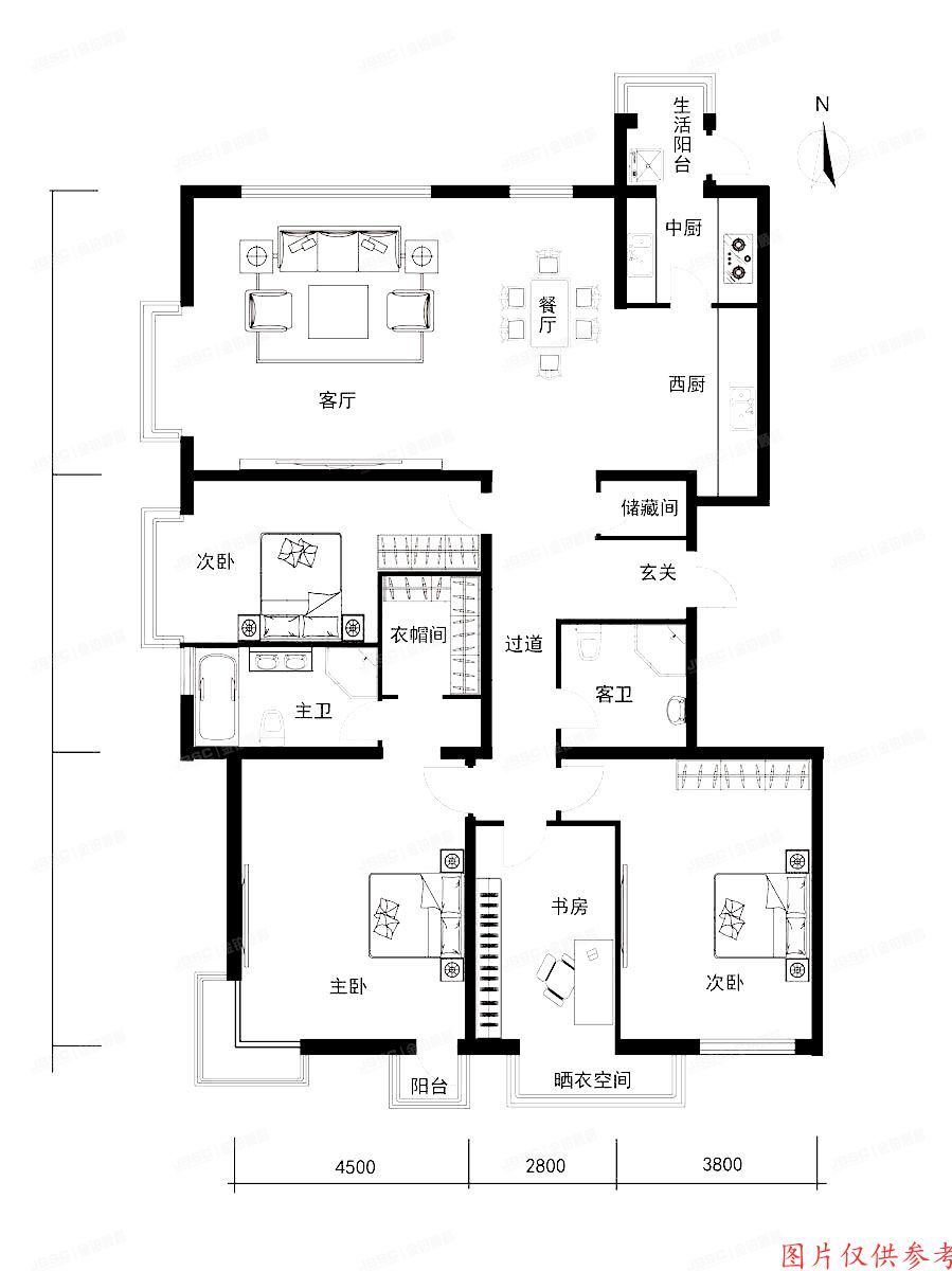 朝阳区 东四环北路88号6号楼23层3单元2702号（国兴观湖国际）