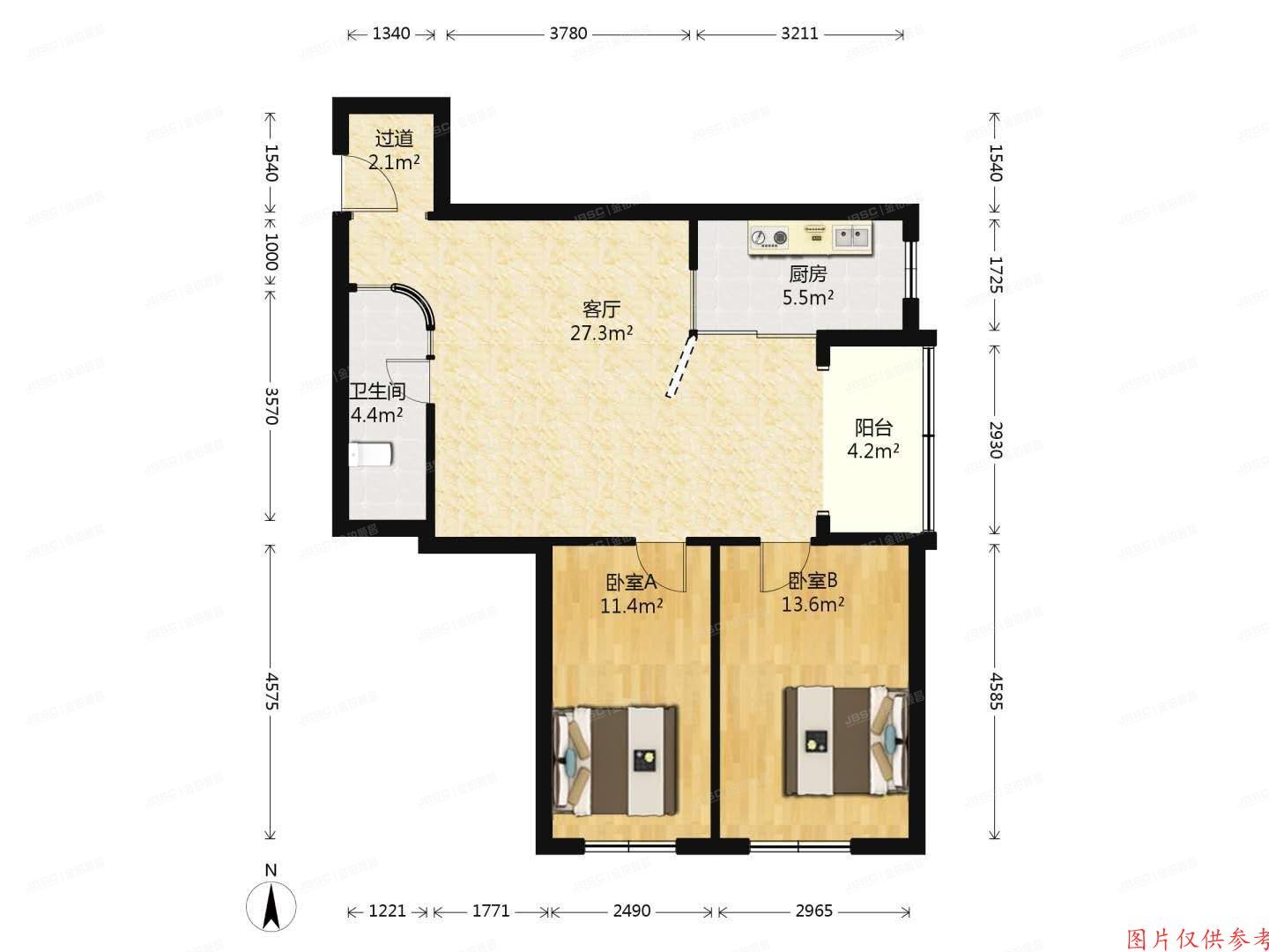 丰台区 慧时欣园1号楼13层1307号