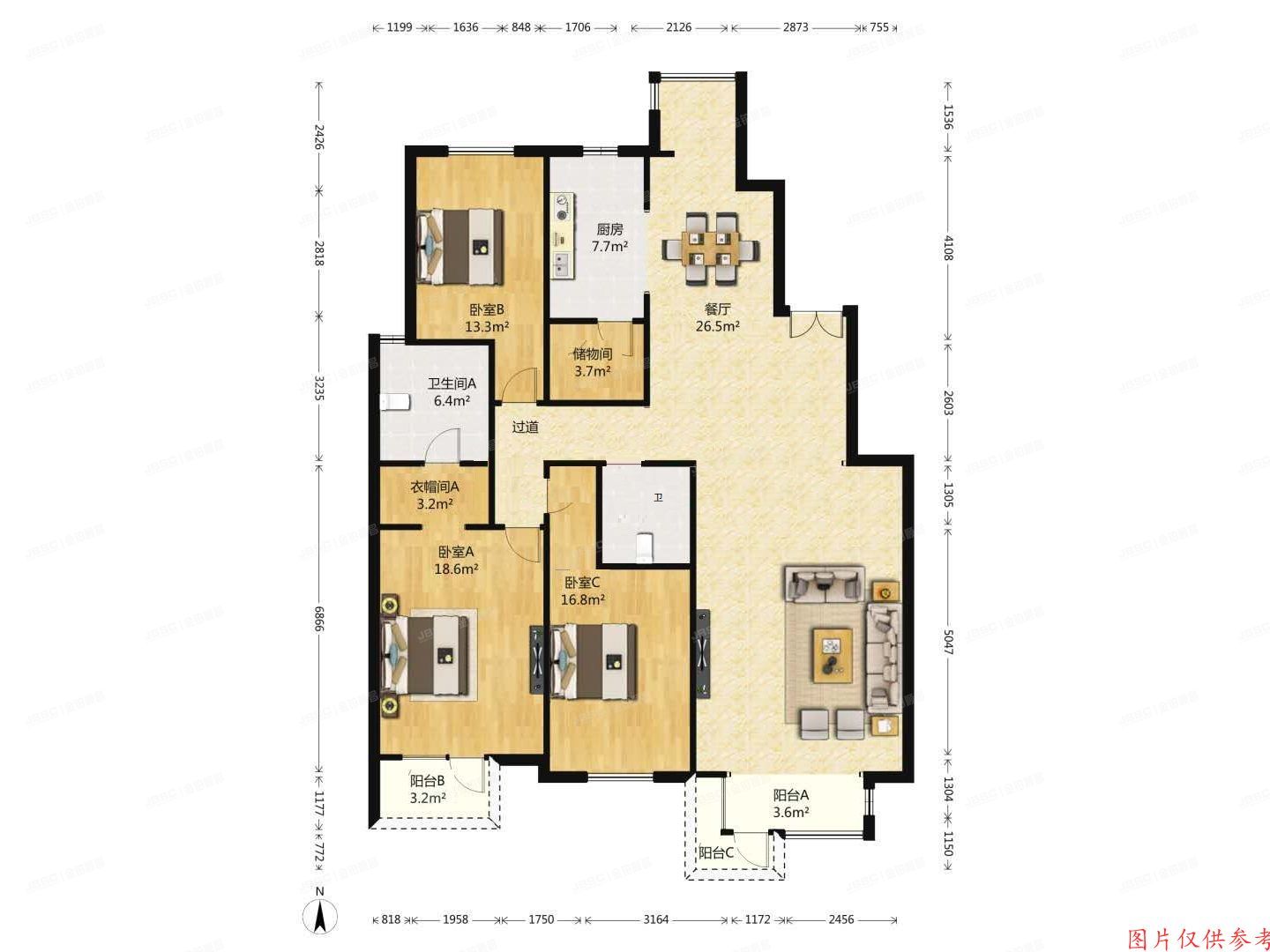 朝阳区 金蝉欢乐园2号院1号楼11层3单元1101号（华侨城）