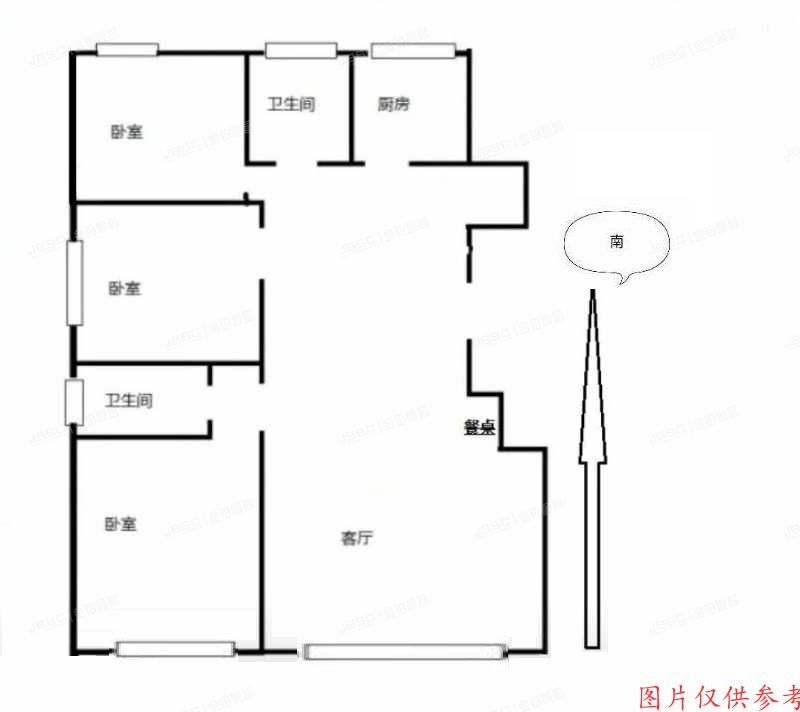 密云区 李各庄路6号院1号楼12层四单元1202 (上河湾)