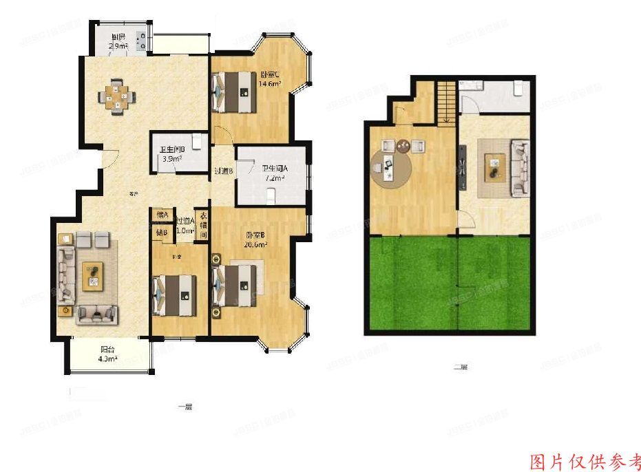 海淀区 美丽经典园2号楼4单元102