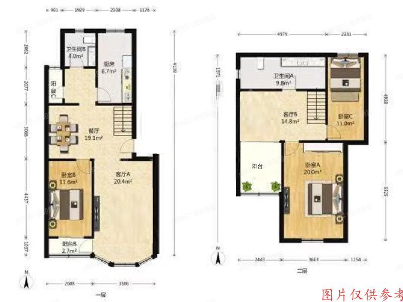 昌平区-北七家镇 名流花园梅苑3号楼6层3单元602