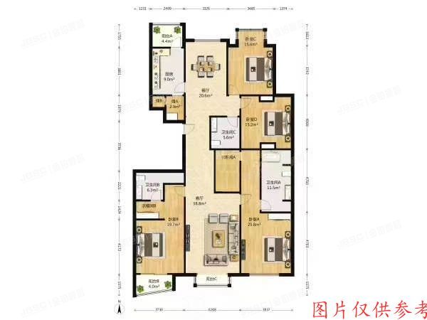 朝阳区 八里庄北里211楼12层2-1502+2个车位（公园1872）