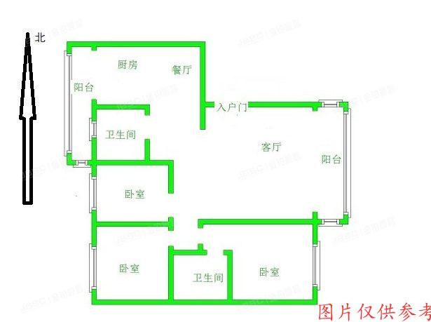 房山区-窦店 汇丰街3号院17号6层4单元602（世界名园）