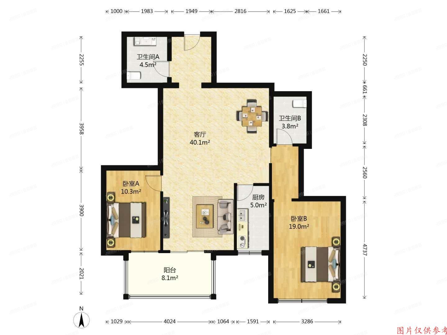 朝阳区 甘露园8号楼18层2102号（朝阳无限芳菁苑）