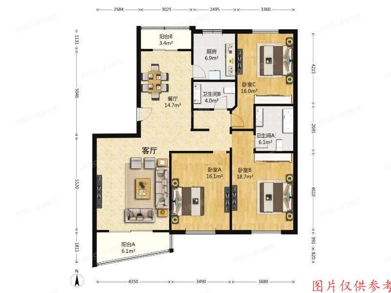 海淀区 远大园四区1号楼3层4单元301
