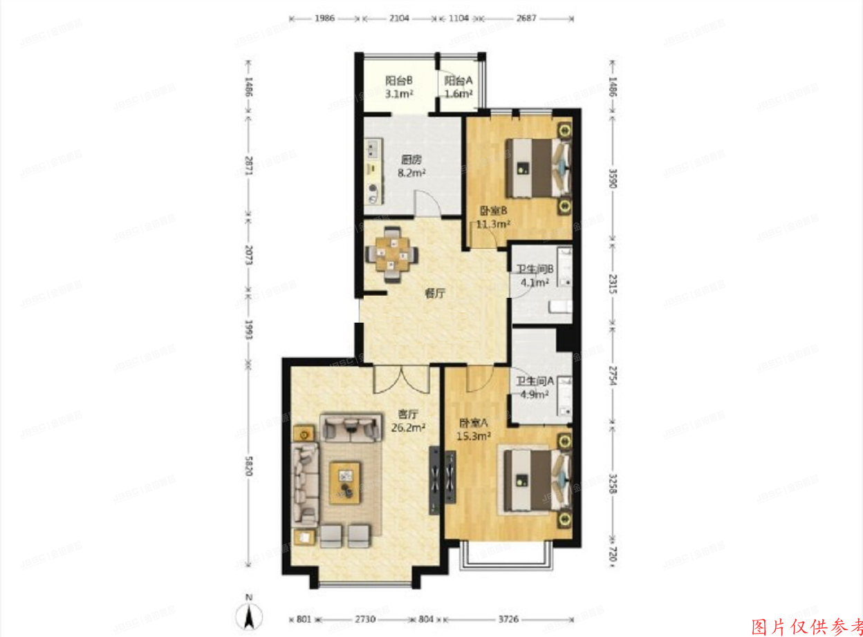 朝阳区 林萃东路1号院21号楼5层2单元501（国奥村西区）