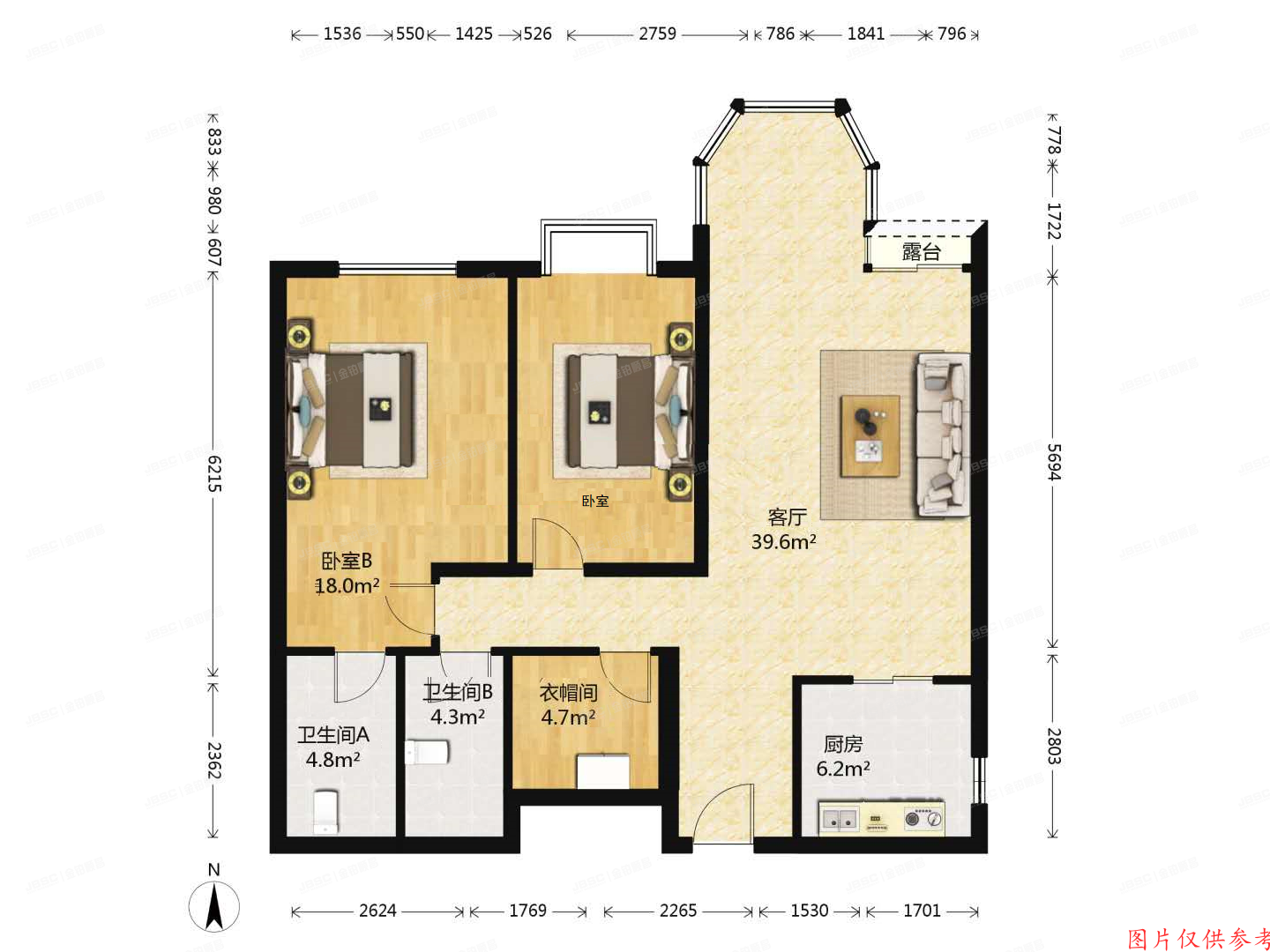 朝阳区 广渠路28号院201号楼11层1201（珠江帝景B区）