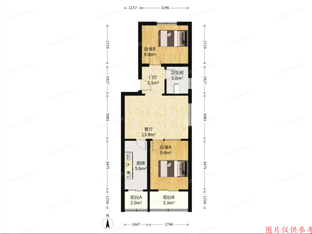 大兴区-黄村镇 三合南里13号楼6层7单元602