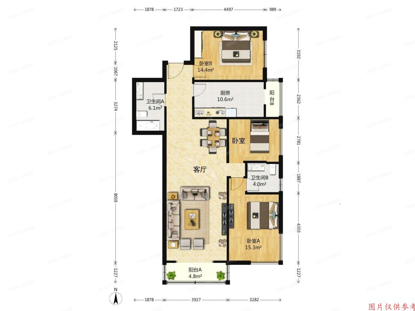 朝阳区 北苑路172号院15号楼5层502（欧陆经典万兴园）