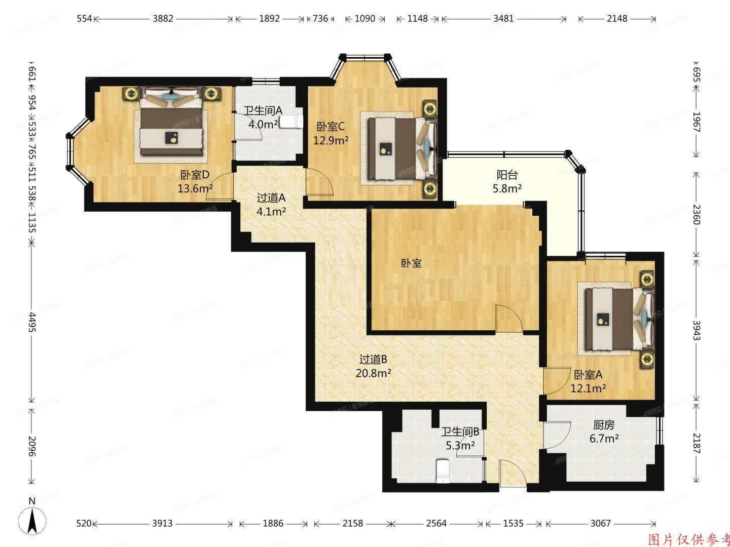 朝阳区 望京西园甲410号楼11层1101号（望京西园四区）