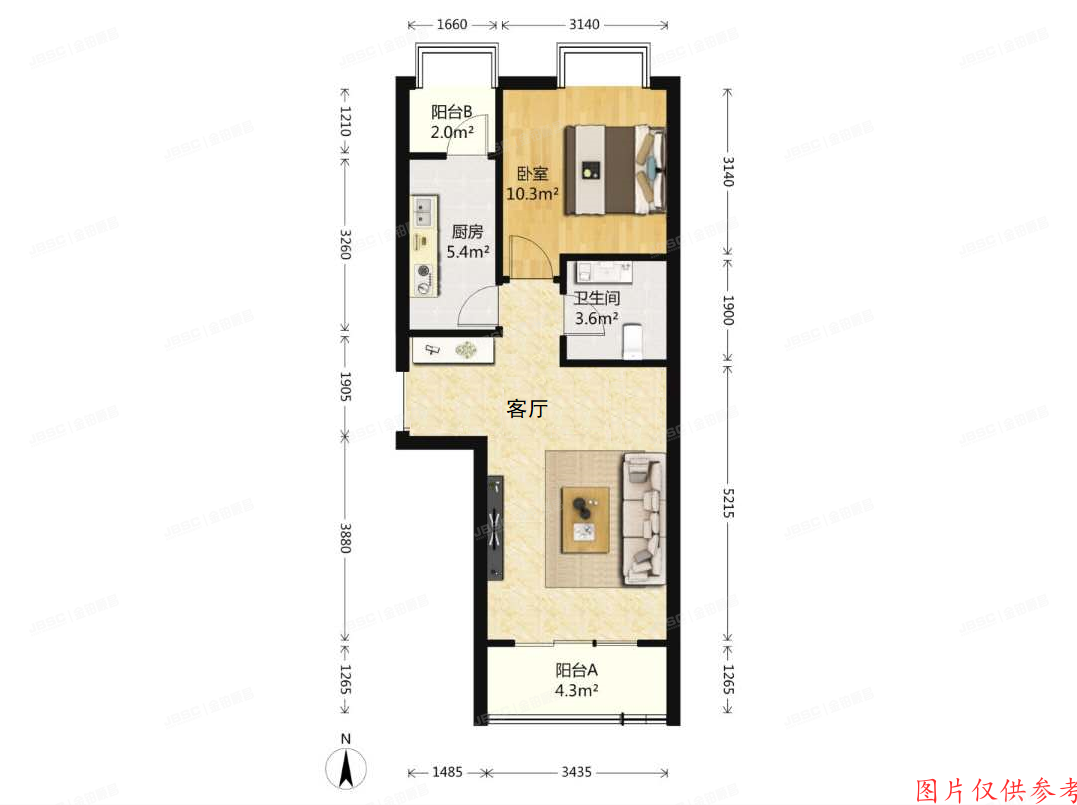 朝阳区 世纪东方嘉园107楼2层4单元0201号