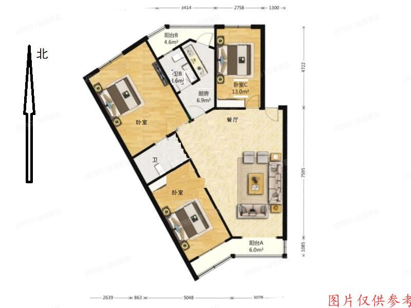 昌平区 天通苑东一区47号楼5单元202号
