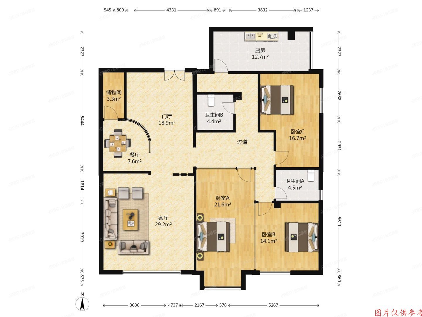 朝阳区 安立路60号院1号楼1403室（润枫德尚苑）