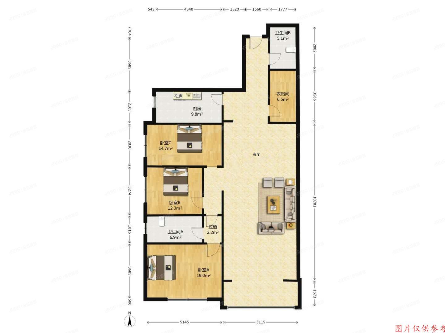 昌平区-东小口镇 天通西苑三区1号楼24层4号