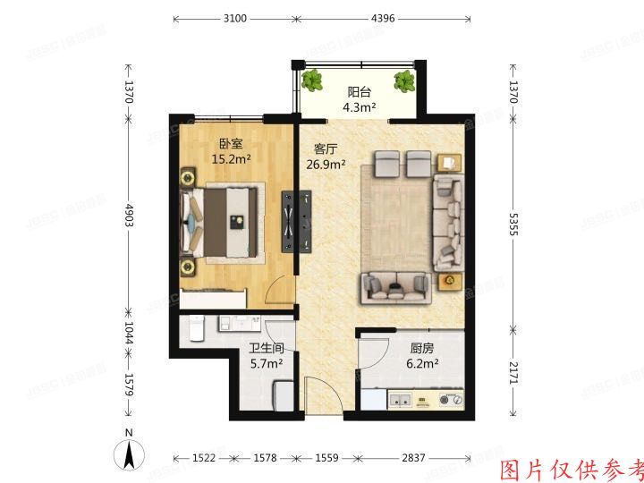 朝阳区 北四环中路6号院E座30层3202（华亭嘉园）