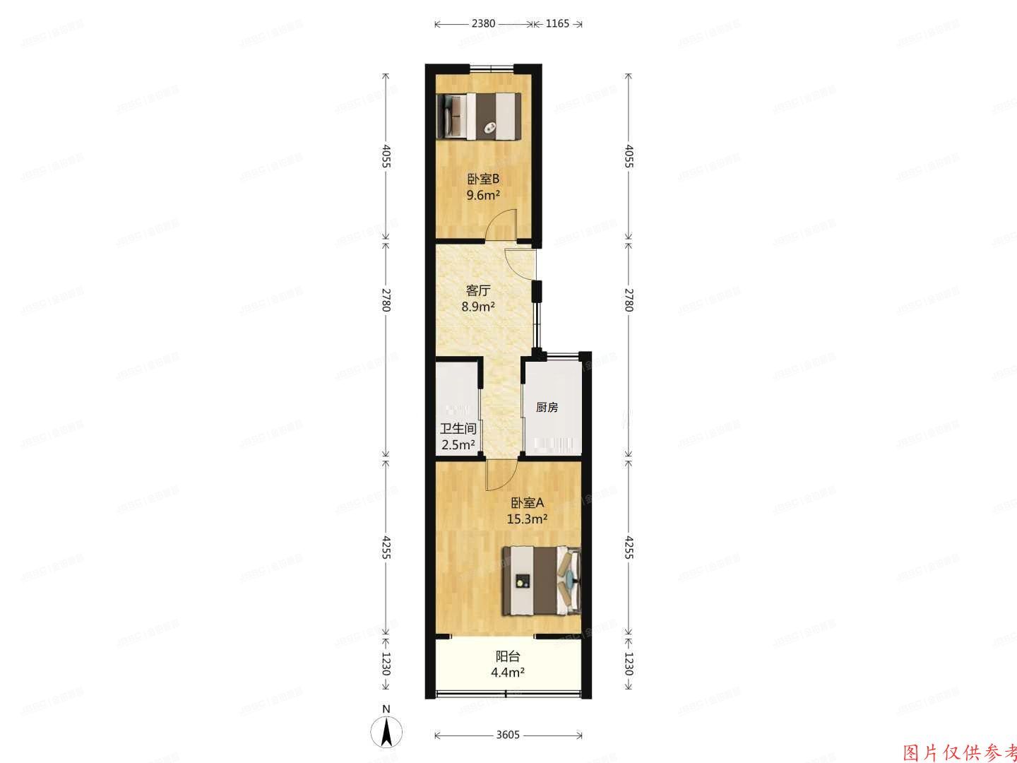 朝阳区 安贞西里二区22号楼1单元603号