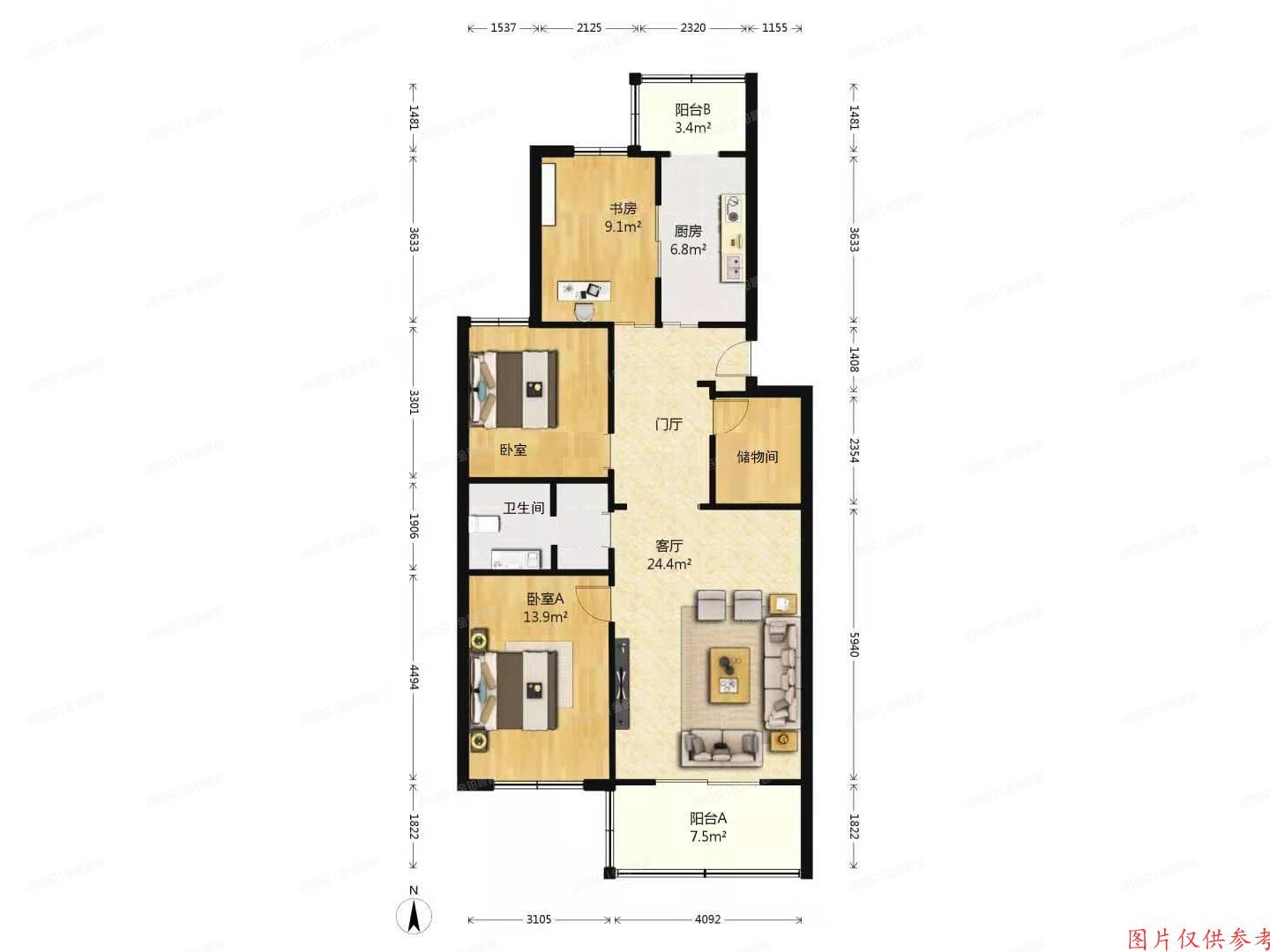 朝阳区 八里庄北里102号楼2单元402室（东八里庄新区）