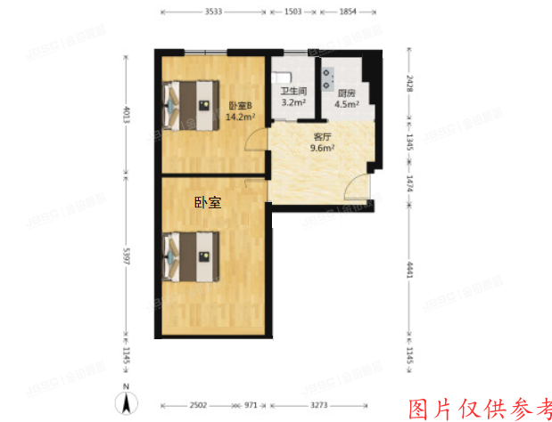 朝阳区 东三里屯2号楼1层2单元101号