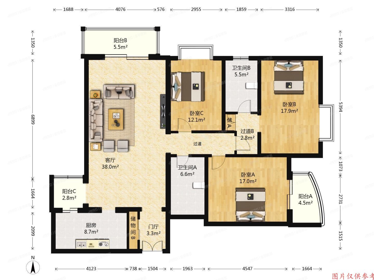 朝阳区  华威里1号楼28层28B（翌景嘉园）