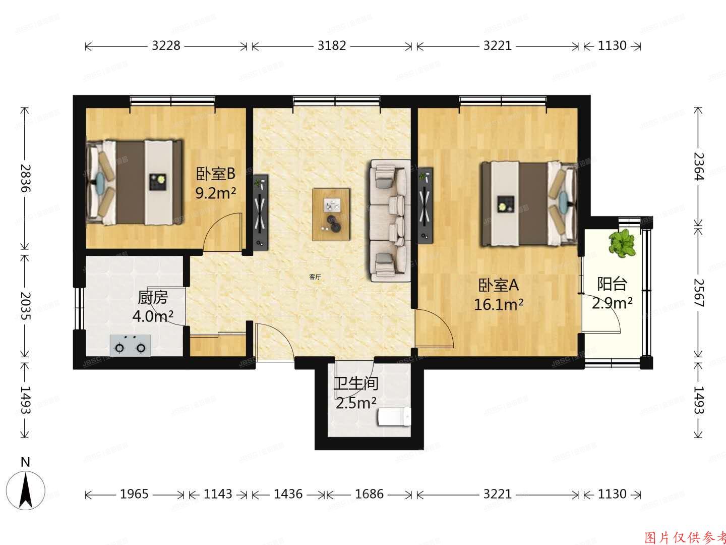 丰台区 马家堡路23号院1号楼301号 已购公房